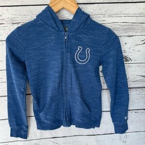 NFL Full Zip Hoodie Indianapolis Colts Youth Girls 10/12 Football